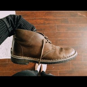 Clarks Desert Boots (Leather, Brown)